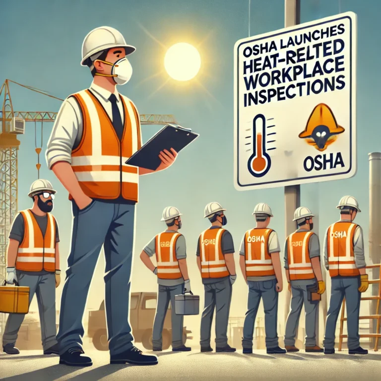 La OSHA inicia inspecciones en lugares de trabajo relacionadas con el calor.