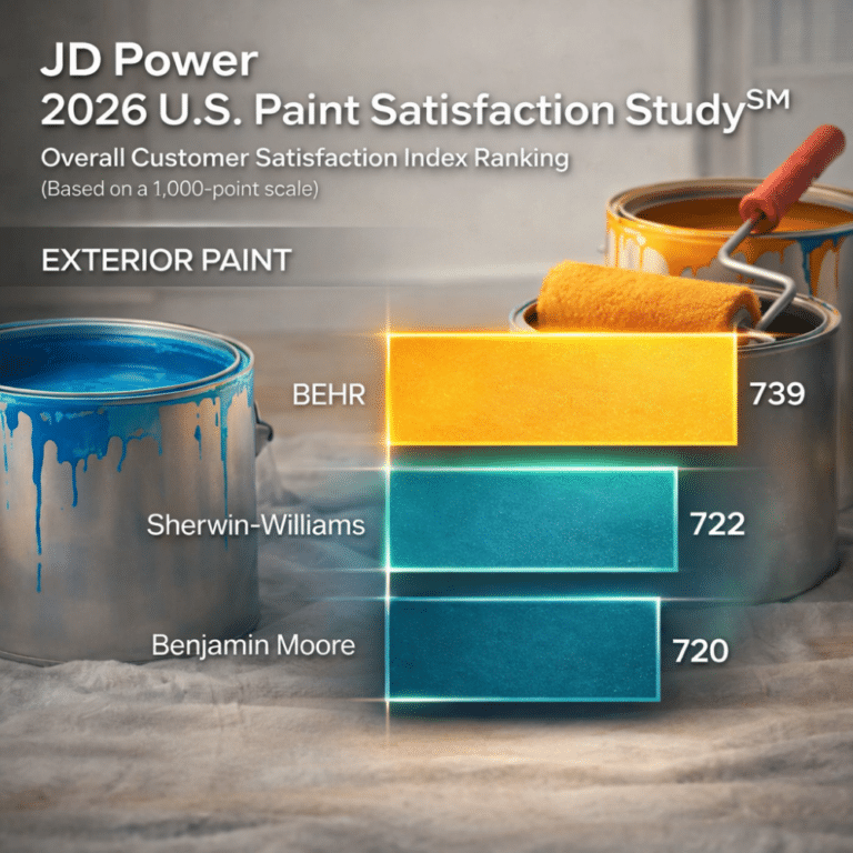 A pesar del aumento en los precios de la pintura, la satisfacción del cliente aumenta.