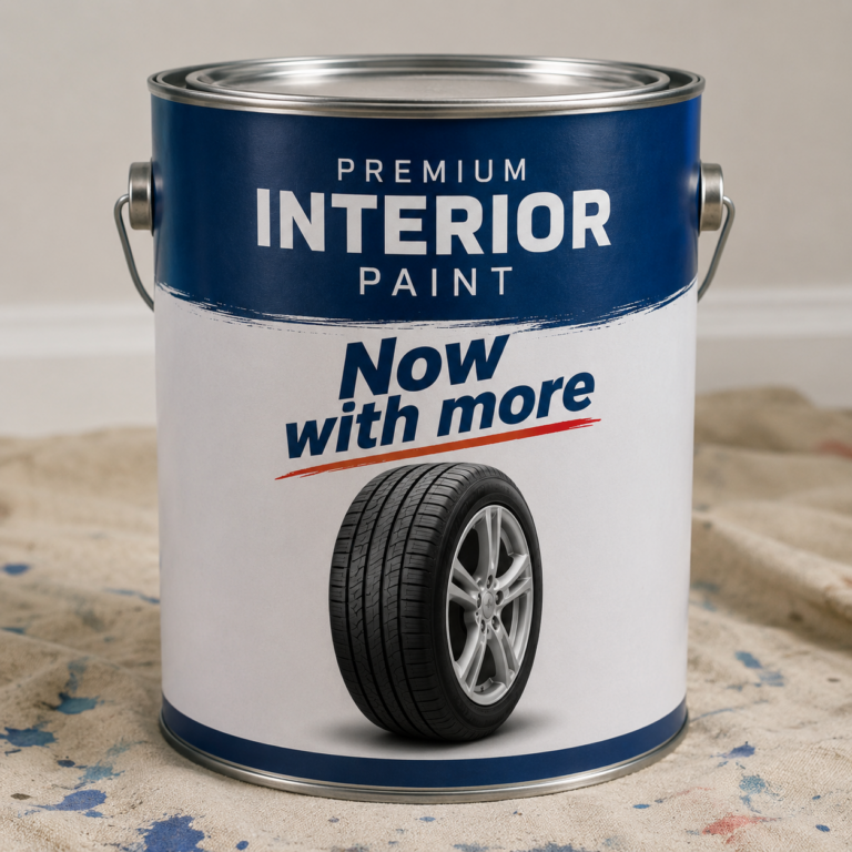 Turning Tires into Paint